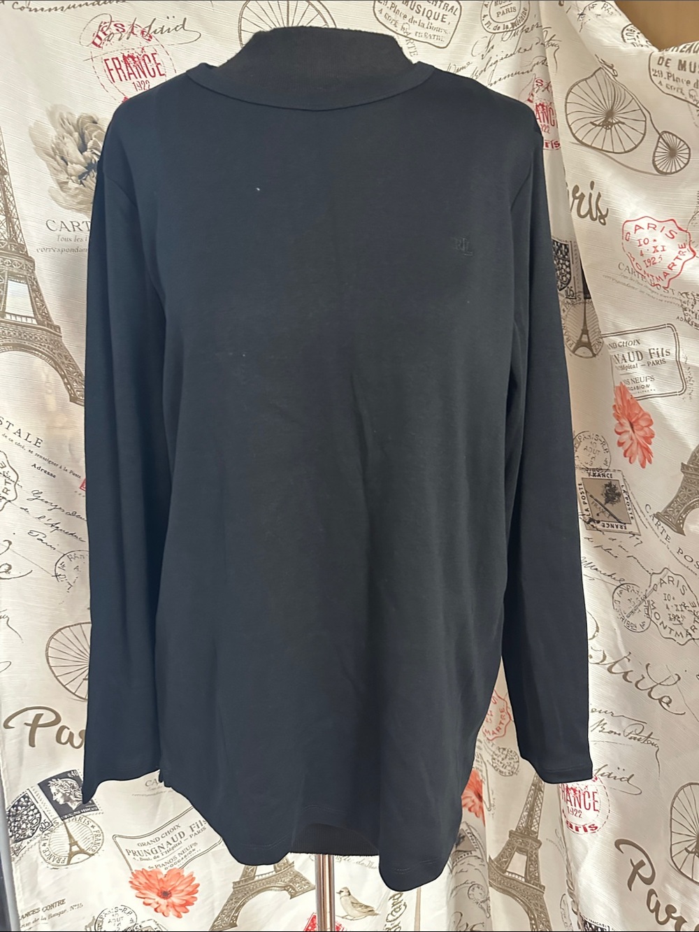 Ralph Lauren Black Long-Sleeve Tee